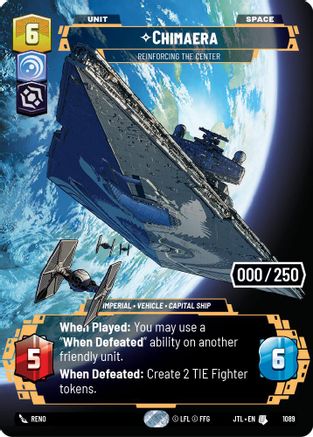 Chimaera - Reinforcing the Center (Serialized) (1089) - Jump to Lightspeed Foil