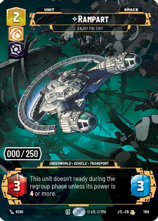 Rampart - Enjoy the Exit (Serialized) (1109) - Jump to Lightspeed Foil