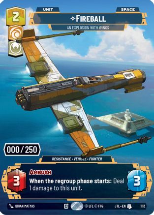 Fireball - An Explosion With Wings (Serialized) (1113) - Jump to Lightspeed Foil
