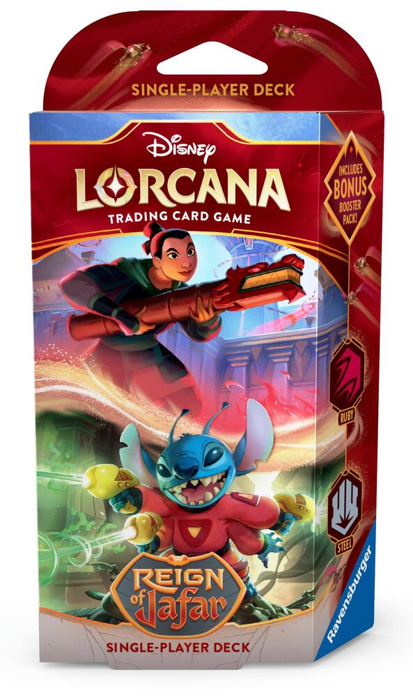 Disney Lorcana - Reign of Jafar - Starter Deck Ruby & Steel