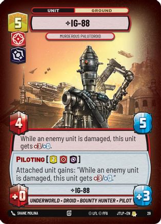 IG-88 - Murderous Phlutdroid (Foil) (29) - Jump to Lightspeed  Weekly Play Promos Foil
