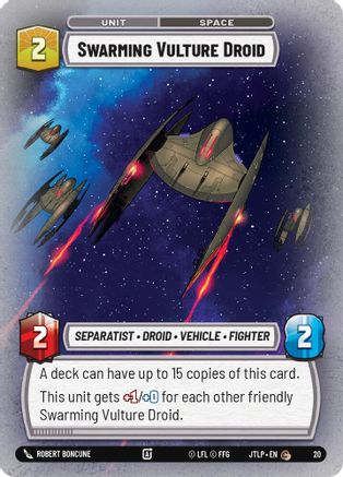 Swarming Vulture Droid (20) - Jump to Lightspeed  Weekly Play Promos