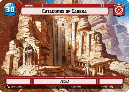Catacombs of Cadera (3/0) - Gamegenic Promos Foil