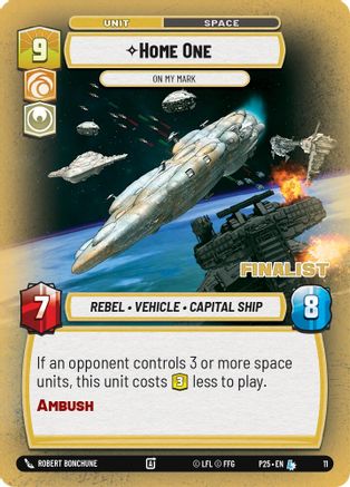 Home One - On My Mark (Finalist) (11) - Organized Play Promos Foil
