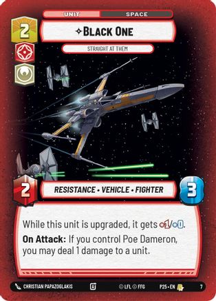 Black One - Straight At Them (7) - Organized Play Promos