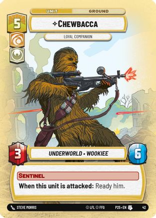 Chewbacca - Loyal Companion (42) - Organized Play Promos Foil