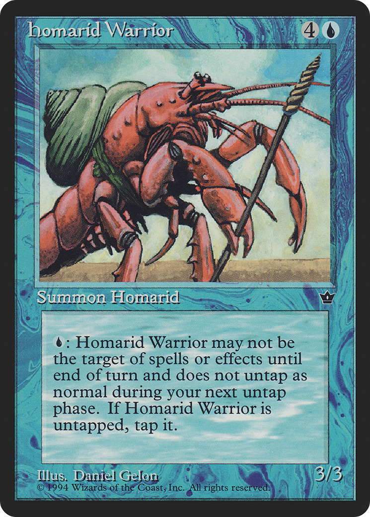 Homarid Warrior (Gelon) (FEM-22) - Fallen Empires