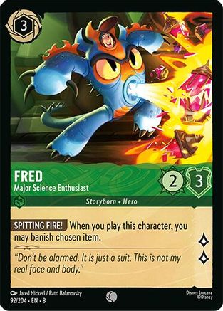 Fred - Major Science Enthusiast (92/204) - Reign of Jafar
