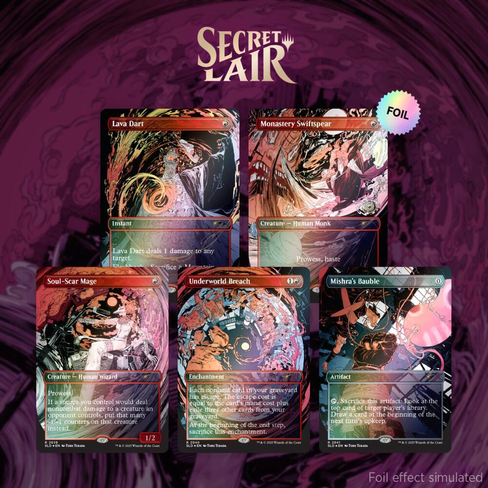 Magic the Gathering - Secret Lair - vroooOOOOMMMMMM! - Rainbow Foil