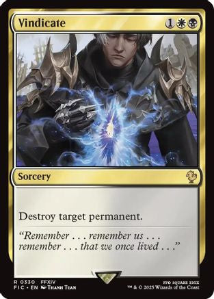 Vindicate (Surge Foil) (FIC-330) - Commander: FINAL FANTASY Foil