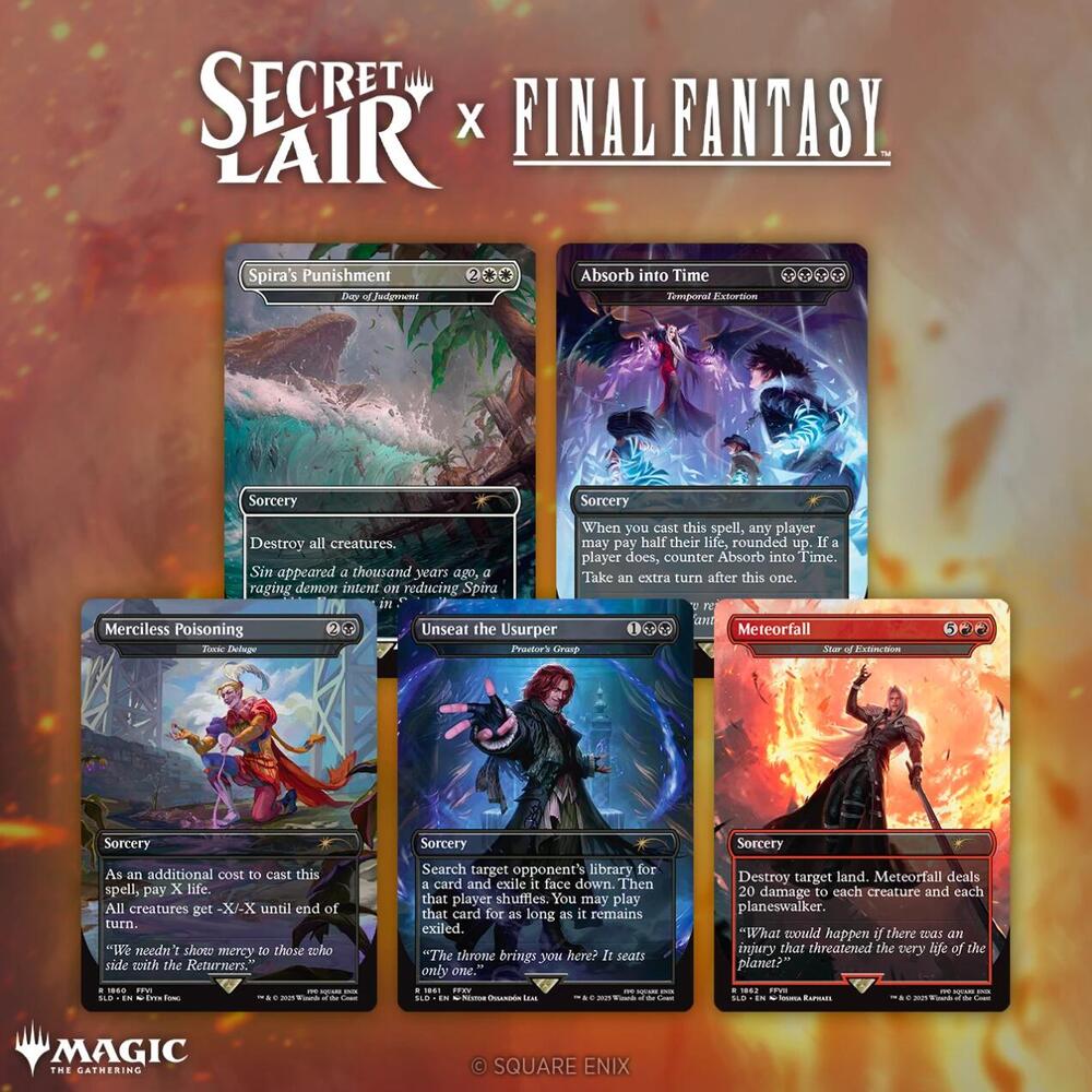 Magic the Gathering - Secret Lair x FINAL FANTASY: Game Over - Non-Foil Edition