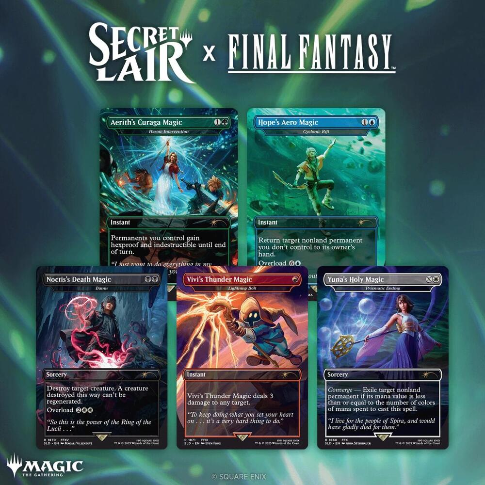 Magic the Gathering - Secret Lair x FINAL FANTASY: Grimoire - Non-Foil Edition