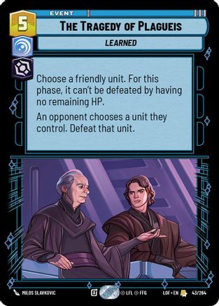 The Tragedy of Plagueis (043/264) - Legends of the Force