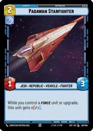 Padawan Starfighter (060/264) - Legends of the Force