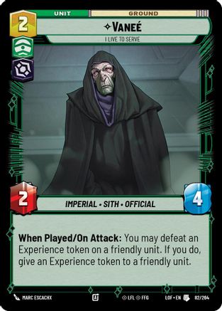 Vanee - I Live to Serve (082/264) - Legends of the Force