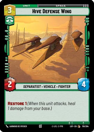 Hive Defense Wing (110/264) - Legends of the Force
