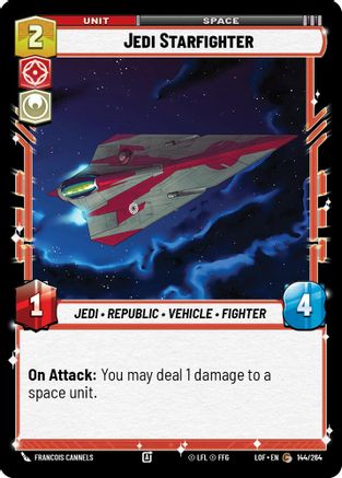 Jedi Starfighter (144/264) - Legends of the Force