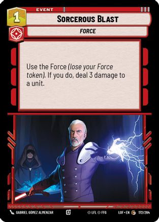 Sorcerous Blast (172/264) - Legends of the Force