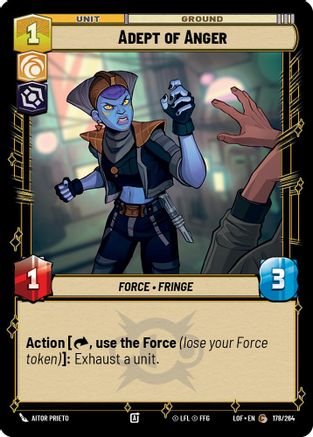 Adept of Anger (178/264) - Legends of the Force