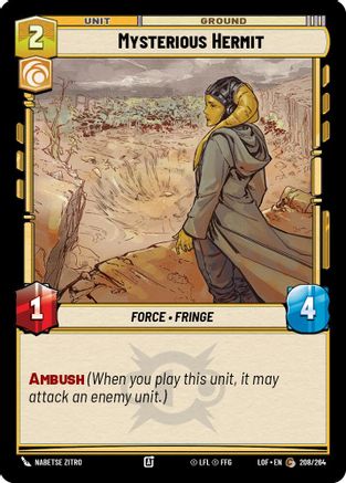 Mysterious Hermit (208/264) - Legends of the Force