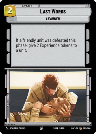 Last Words (263/264) - Legends of the Force