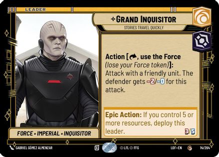 Grand Inquisitor - Stories Travel Quickly (014/264) - Legends of the Force