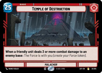 Temple of Destruction (025/264) - Legends of the Force