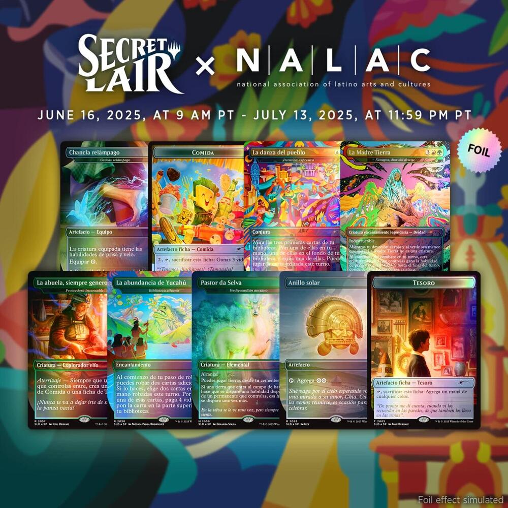 Magic the Gathering - Secret Lair x NALAC Drop: Spanish Nuestra Magia (Rainbow Foil)