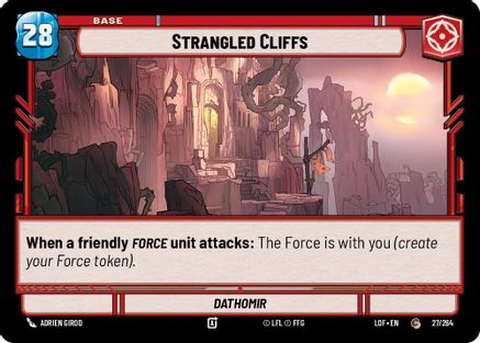 Strangled Cliffs // Force (027/264 // T03/T03) - Legends of the Force
