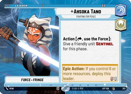 Ahsoka Tano - Fighting For Peace (Hyperspace) (267) - Legends of the Force