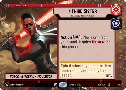 Third Sister - Seething With Ambition (Hyperspace) (274) - Legends of the Force