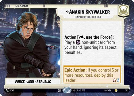 Anakin Skywalker - Tempted by the Dark Side (Hyperspace) (282) - Legends of the Force