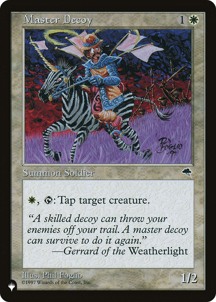 Master Decoy (LIST-029) - The List