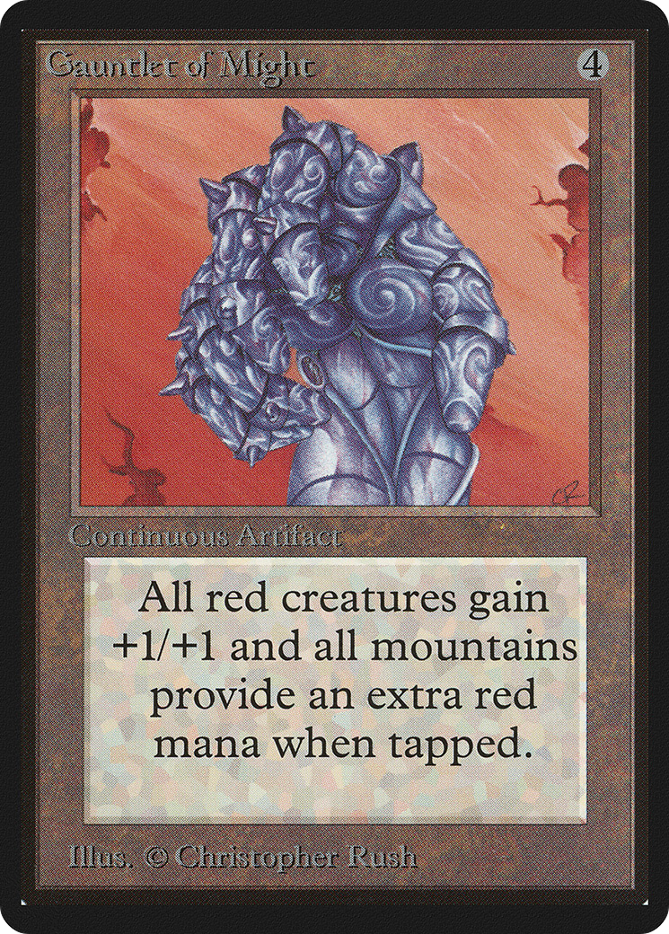 Gauntlet of Might (LEB-245) - Limited Edition Beta