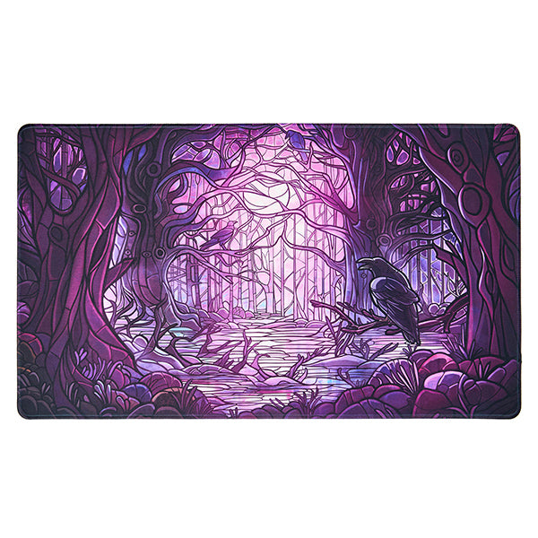 Playmat: Stained Glass - Decaying Swamp (24" x 14")