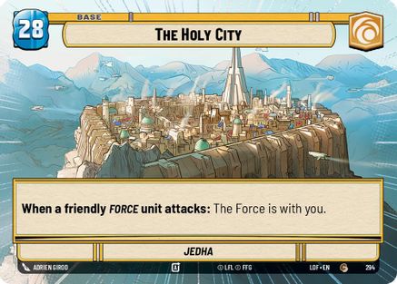 The Holy City // Shield (Hyperspace) (294 // T02) - Legends of the Force