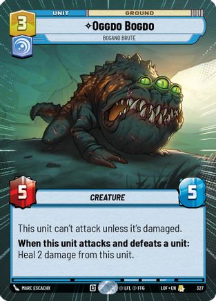 Oggdo Bogdo - Bogano Brute (Hyperspace) (327) - Legends of the Force