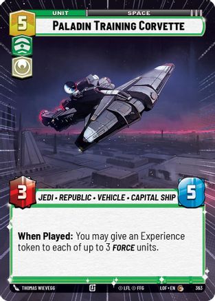 Paladin Training Corvette (Hyperspace) (363) - Legends of the Force