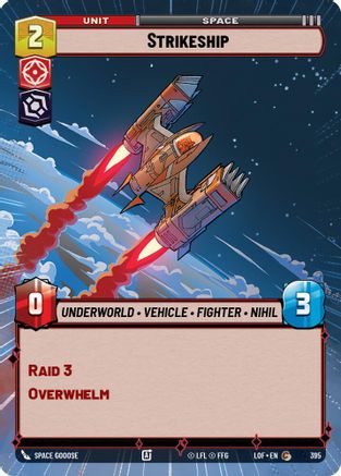 Strikeship (Hyperspace) (395) - Legends of the Force
