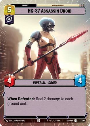 HK-87 Assassin Droid (Hyperspace) (499) - Legends of the Force