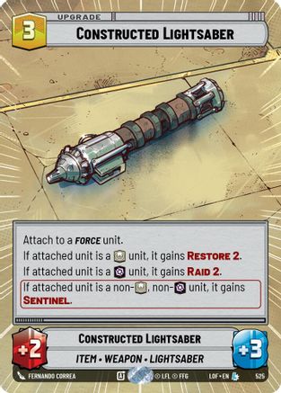 Constructed Lightsaber (Hyperspace) (525) - Legends of the Force