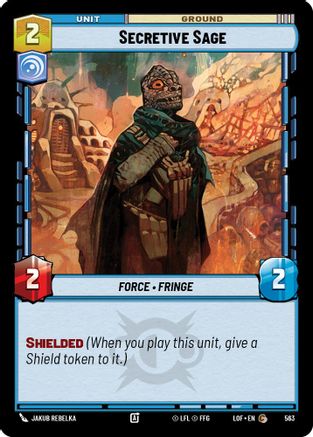 Secretive Sage (Foil) (563) - Legends of the Force Foil