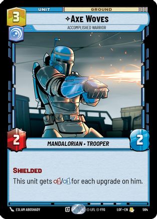 Axe Woves - Accomplished Warrior (Foil) (564) - Legends of the Force Foil