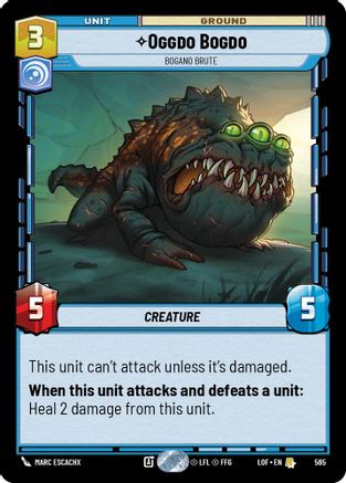 Oggdo Bogdo - Bogano Brute (Foil) (565) - Legends of the Force Foil