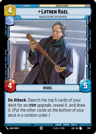 Luthen Rael - Masquerading Antiquarian (Foil) (570) - Legends of the Force Foil