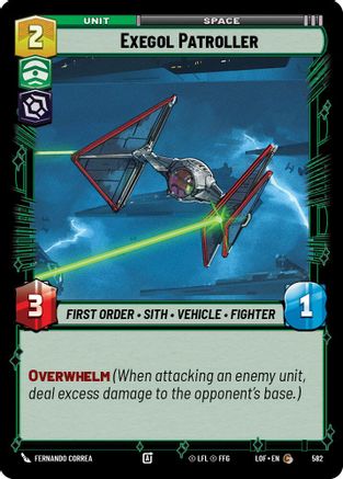 Exegol Patroller (Foil) (582) - Legends of the Force Foil