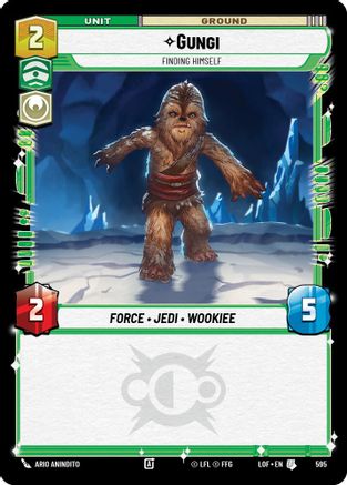 Gungi - Finding Himself (Foil) (595) - Legends of the Force Foil