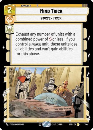Mind Trick (Foil) (704) - Legends of the Force Foil