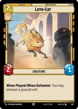 Loth-Cat (Foil) (709) - Legends of the Force Foil