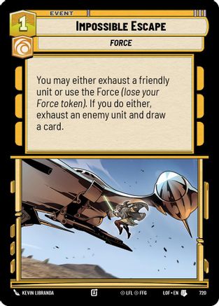 Impossible Escape (Foil) (720) - Legends of the Force Foil